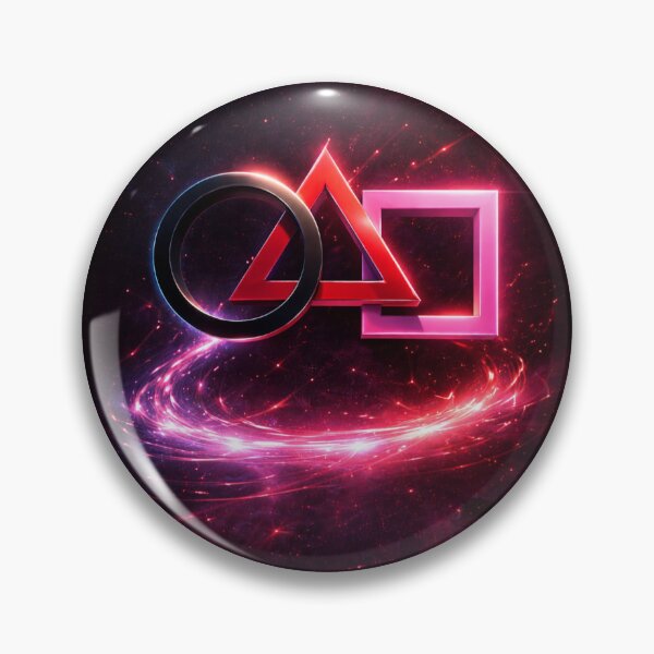 Item preview, Geometric Neon Abstract Galactic Game Symbols designed and sold by HedayatDesign.