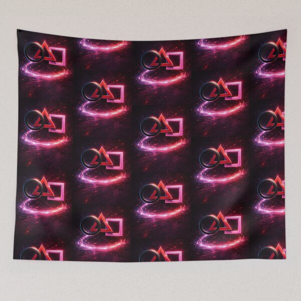 Item preview, Geometric Neon Abstract Galactic Game Symbols designed and sold by HedayatDesign.
