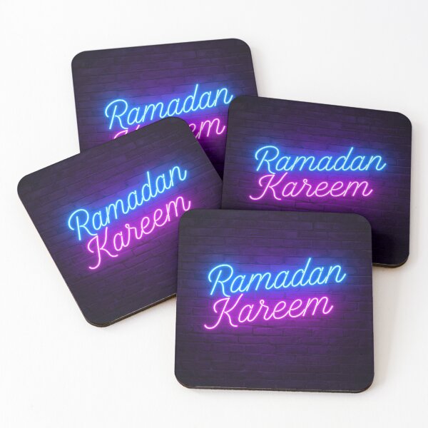 Item preview, Neon Ramadan Kareem Glowing Wall Art designed and sold by WowDezign.