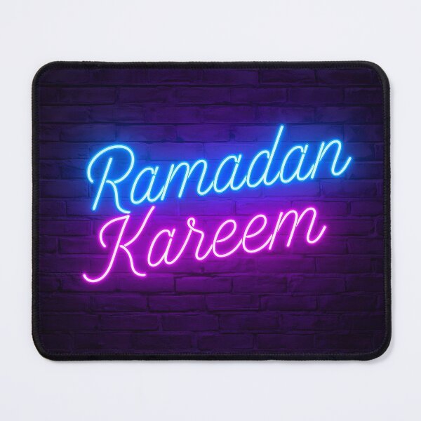 Item preview, Neon Ramadan Kareem Glowing Wall Art designed and sold by WowDezign.