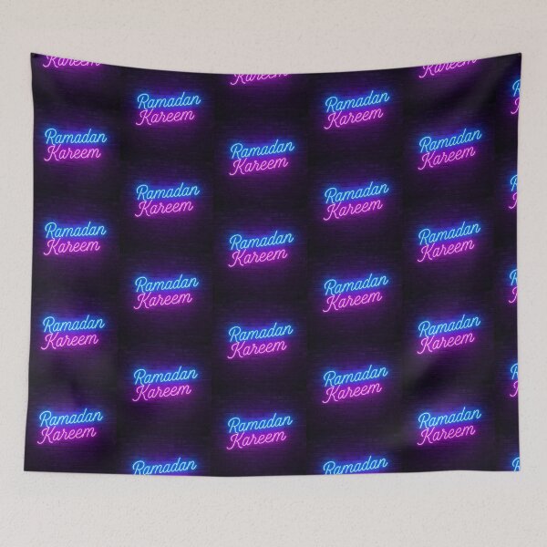 Item preview, Neon Ramadan Kareem Glowing Wall Art designed and sold by WowDezign.