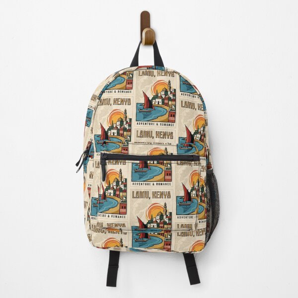 Item preview, Lamu Kenya Retro Vintage Travel Souvenir designed and sold by TravelersGems.
