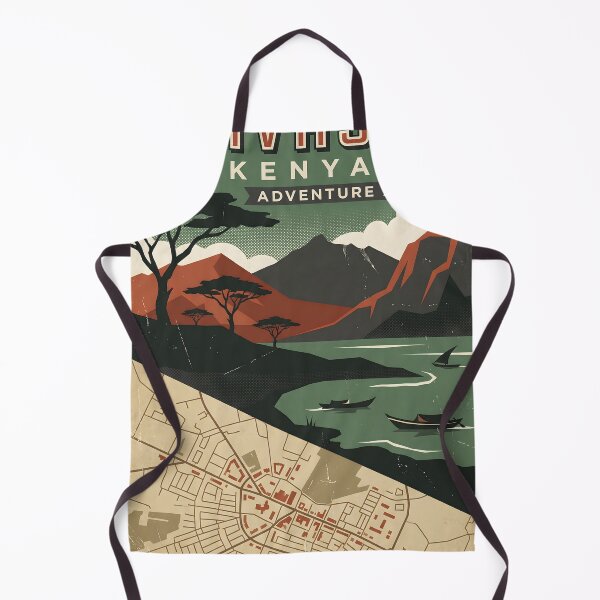 Item preview, Naivasha Kenya Retro Vintage Travel Souvenir designed and sold by TravelersGems.