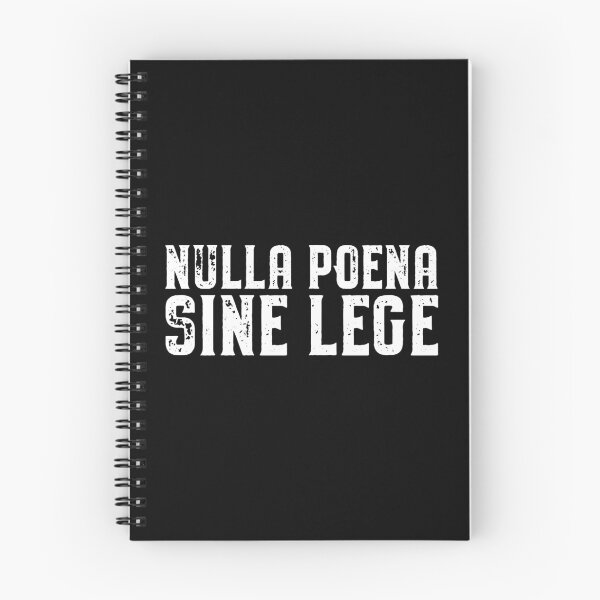 Item preview, Nulla Poena Sine Lege - No Penalty Without Law Judge Latin Legal Term Lawyer designed and sold by Carl's Clothing.