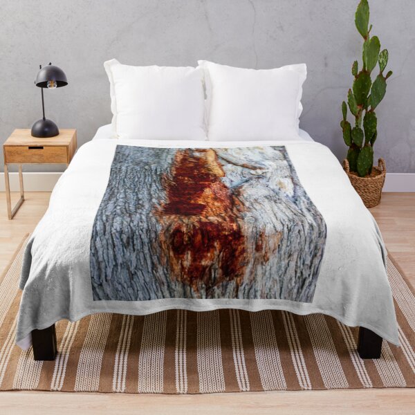 Item preview, Close-Up Of Weathered Tree Bark With Red Rust Color Peeling Across The Surface designed and sold by Nmallia.