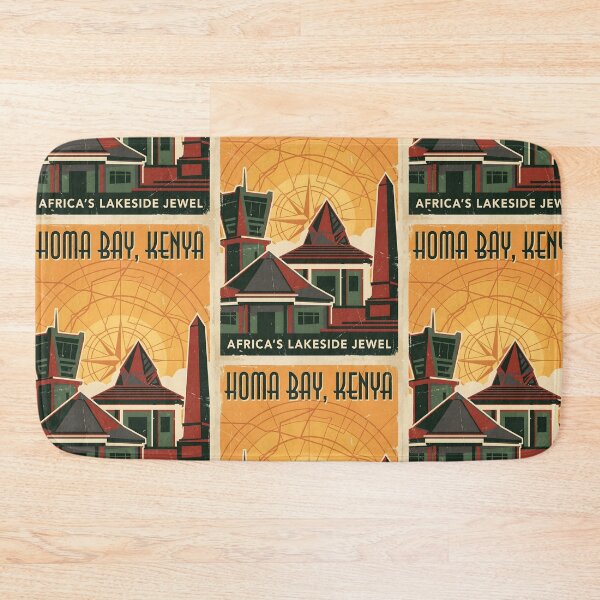 Item preview, Homa Bay Kenya Retro Vintage Travel Souvenir designed and sold by TravelersGems.