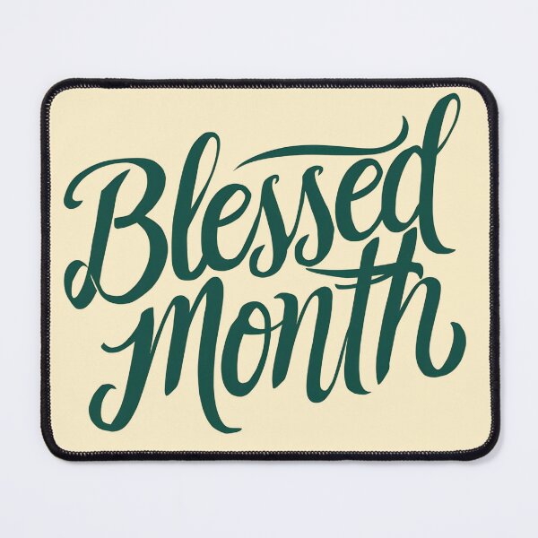 Item preview, Blessed Month Calligraphy – Ramadan Greeting Design designed and sold by WowDezign.