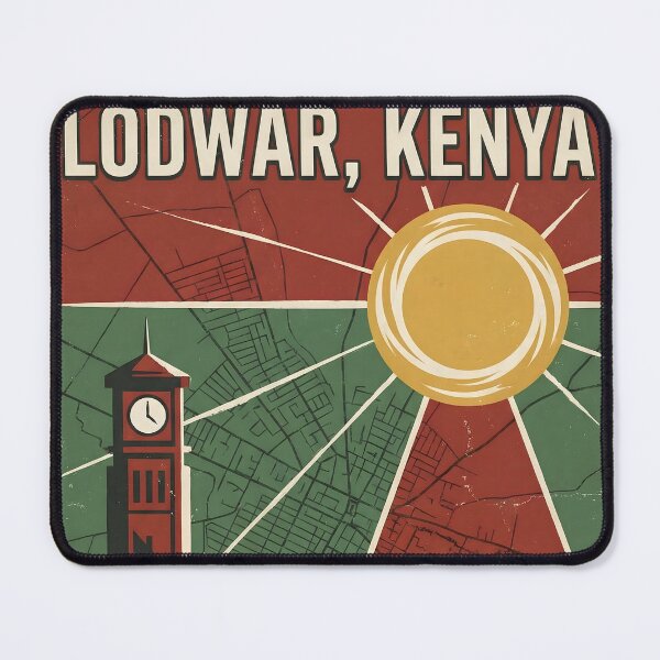 Item preview, Lodwar Kenya Retro Vintage Travel Souvenir designed and sold by TravelersGems.