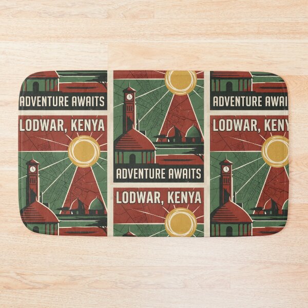 Item preview, Lodwar Kenya Retro Vintage Travel Souvenir designed and sold by TravelersGems.