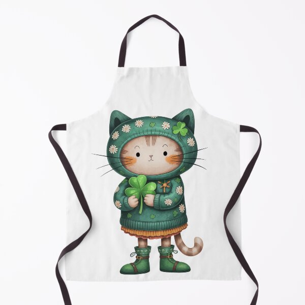Item preview, Cute Cat in St. Patrick’s Outfits designed and sold by jkrphoto.