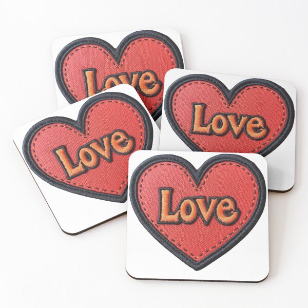 Item preview, Iron On Patches Love Sticker 3 designed and sold by DetourDgn.