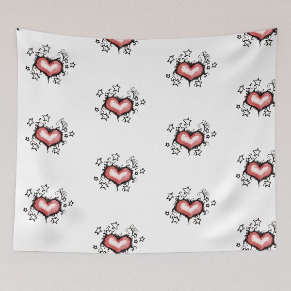 Item preview, Starry Heart Aesthetic Grunge Red designed and sold by ogduckboy.