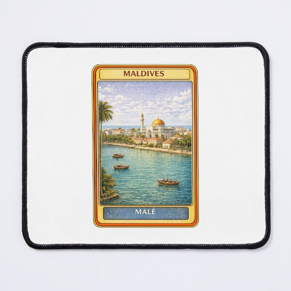 Item preview, Vintage Male Maldives Travel Poster | Retro Iceland Souvenir Art designed and sold by CLOUTKULT.