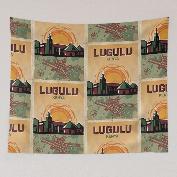 Item preview, Lugulu Kenya Retro Vintage Travel Souvenir designed and sold by TravelersGems.