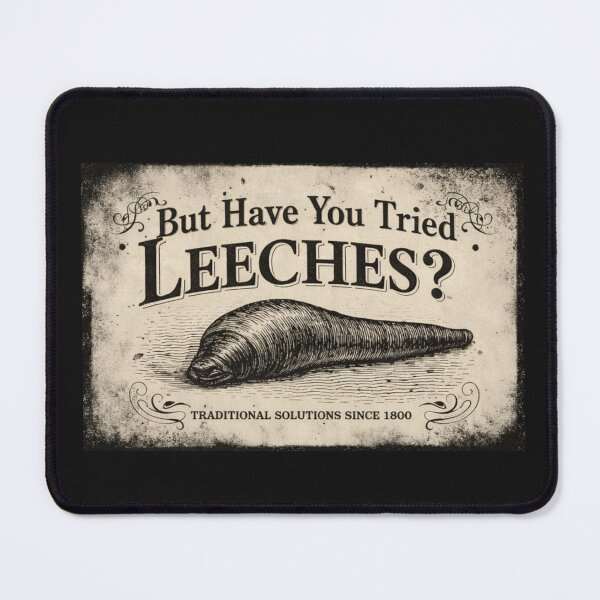 Item preview, Vintage Leech Remedy Shirt – But Have You Tried Leeches designed and sold by Mosogoloso.