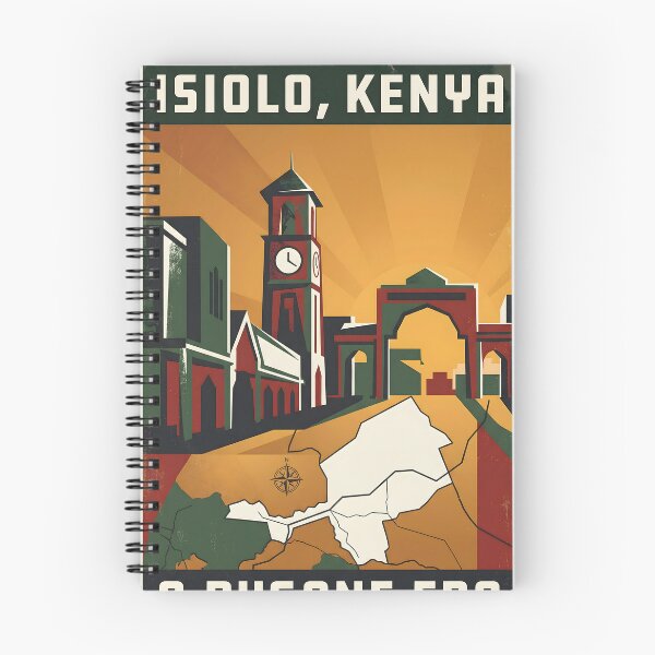Item preview, Isiolo Kenya Retro Vintage Travel Souvenir designed and sold by TravelersGems.