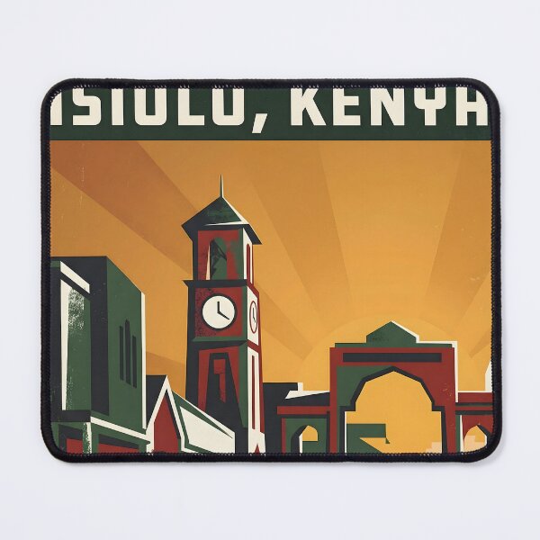 Item preview, Isiolo Kenya Retro Vintage Travel Souvenir designed and sold by TravelersGems.