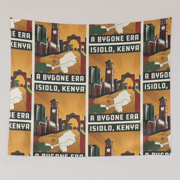 Item preview, Isiolo Kenya Retro Vintage Travel Souvenir designed and sold by TravelersGems.