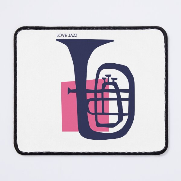 Item preview, TUBA PLAYER JAZZ LOVER - RETRO BRASS LOVE JAZZ designed and sold by PhokaPhokich.