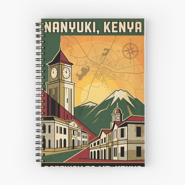 Item preview, Nanyuki Kenya Retro Vintage Travel Souvenir designed and sold by TravelersGems.