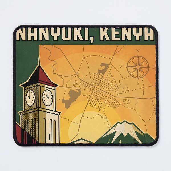 Item preview, Nanyuki Kenya Retro Vintage Travel Souvenir designed and sold by TravelersGems.
