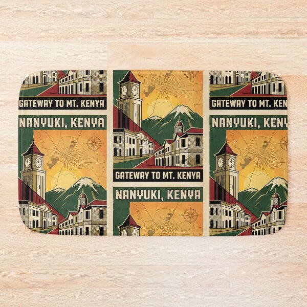 Item preview, Nanyuki Kenya Retro Vintage Travel Souvenir designed and sold by TravelersGems.