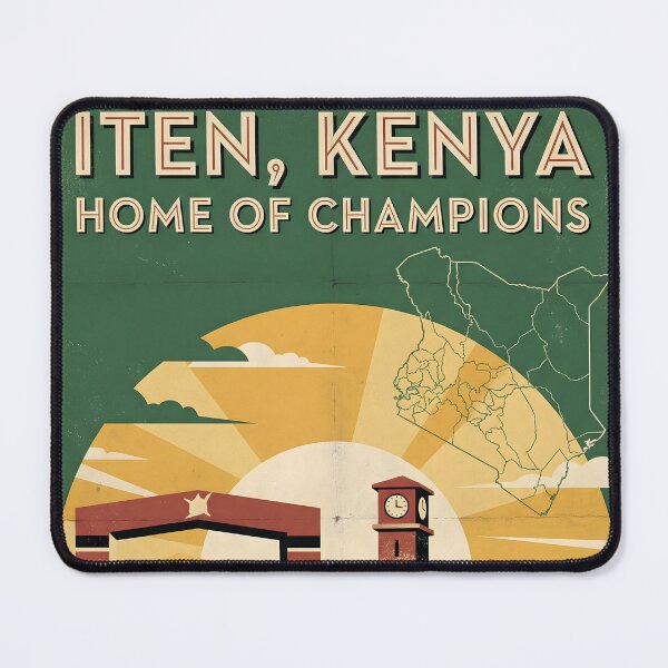 Item preview, Iten Kenya Retro Vintage Travel Souvenir designed and sold by TravelersGems.