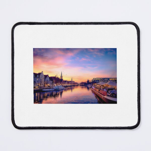 Item preview, Sunrise in Lübeck designed and sold by Tammigrafie.