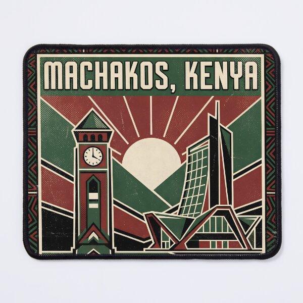 Item preview, Machakos Kenya Retro Vintage Travel Souvenir designed and sold by TravelersGems.