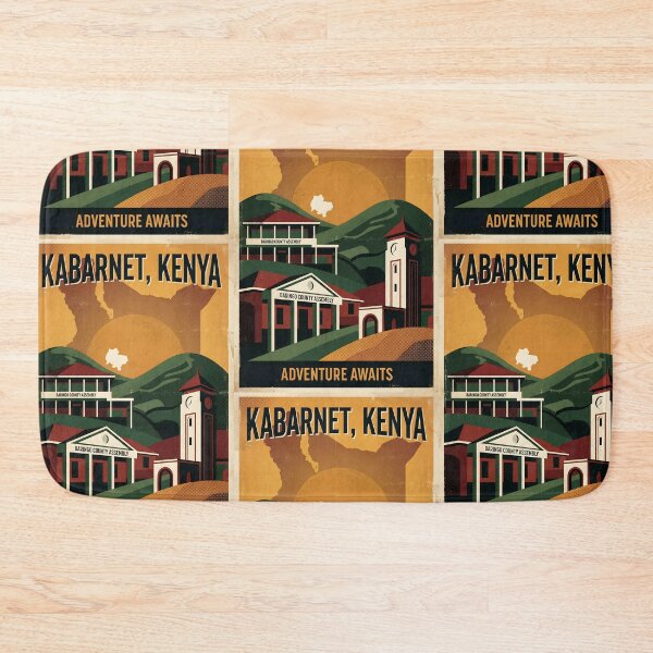 Item preview, Kabarnet Kenya Retro Vintage Travel Souvenir designed and sold by TravelersGems.