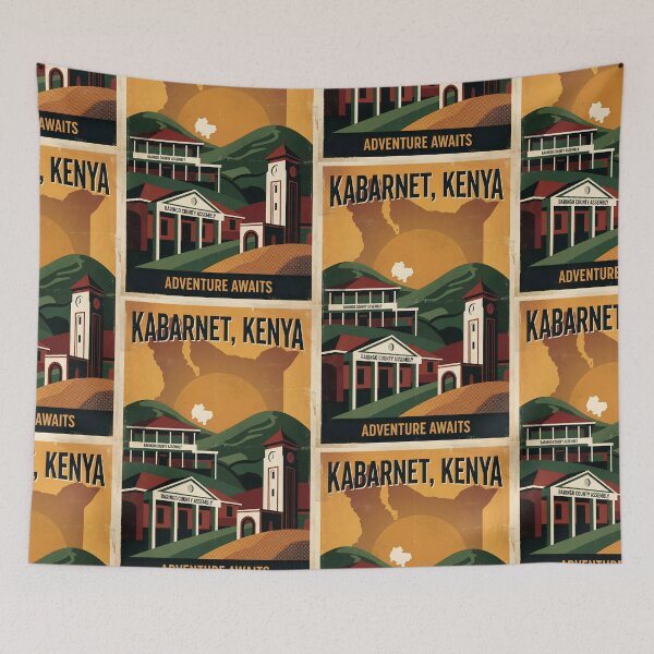 Item preview, Kabarnet Kenya Retro Vintage Travel Souvenir designed and sold by TravelersGems.