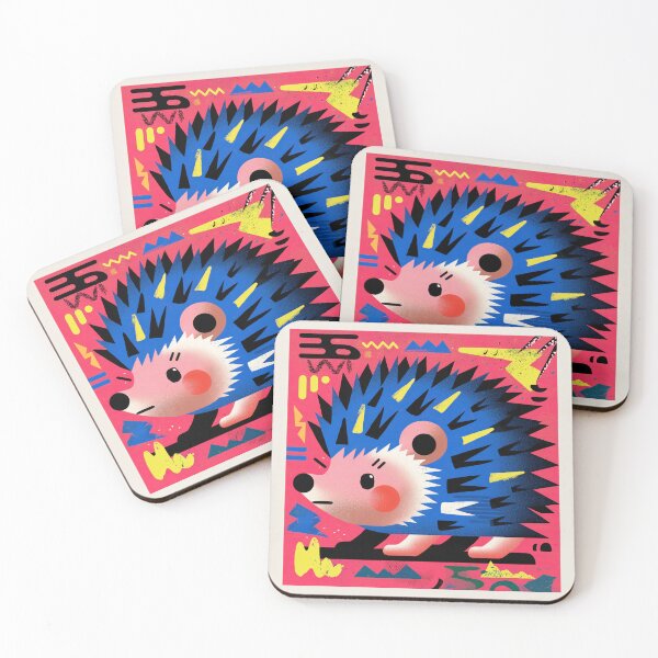 Item preview, Colorful Cartoon Hedgehog designed and sold by lautir.