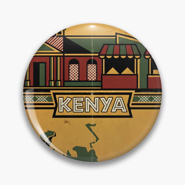 Item preview, Makueni Boma Kenya Retro Vintage Travel Souvenir designed and sold by TravelersGems.