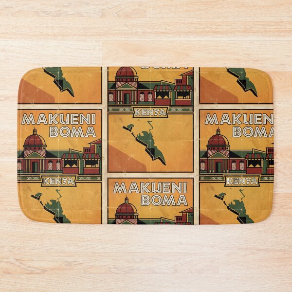 Item preview, Makueni Boma Kenya Retro Vintage Travel Souvenir designed and sold by TravelersGems.