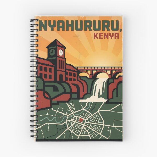 Item preview, Nyahururu Kenya Retro Vintage Travel Souvenir designed and sold by TravelersGems.