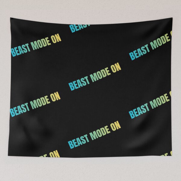 Item preview, Beast Mode On - Natural Beauty Fitness Gradient designed and sold by NaturalBeautySebastian .