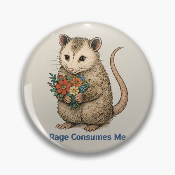 Item preview, Rage Consumes Me Opposum designed and sold by gear-posters.