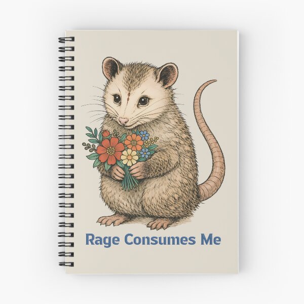 Item preview, Rage Consumes Me Opposum designed and sold by gear-posters.
