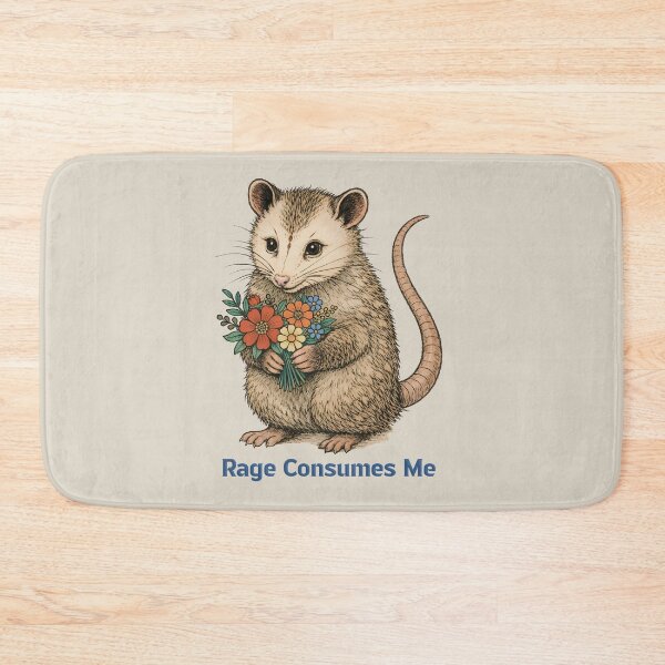 Item preview, Rage Consumes Me Opposum designed and sold by gear-posters.