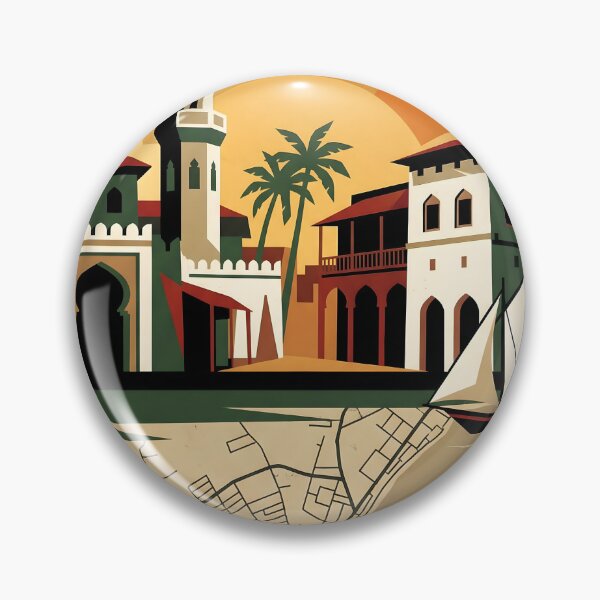 Item preview, Malindi Boma Kenya Retro Vintage Travel Souvenir designed and sold by TravelersGems.