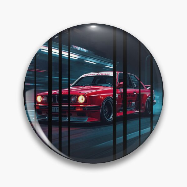 Item preview, BW 30 coupe with wide body kit, street racing vibe, high contrast neon colors 14 designed and sold by Neon G.
