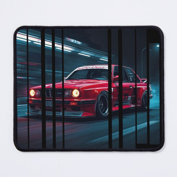 Item preview, BW 30 coupe with wide body kit, street racing vibe, high contrast neon colors 14 designed and sold by Neon G.