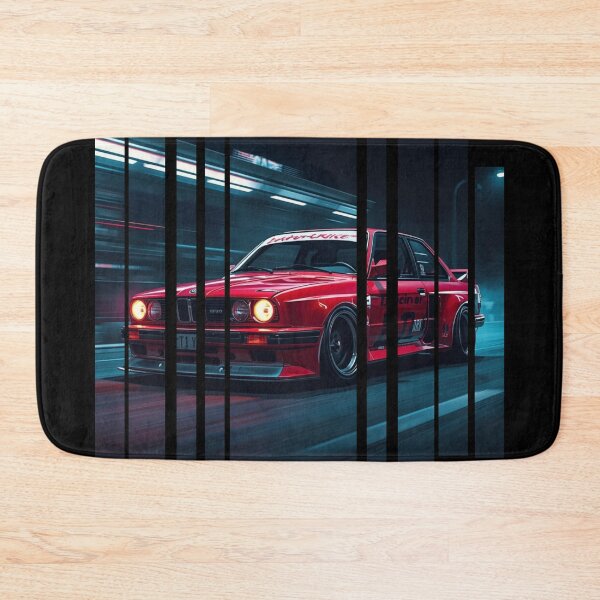 Item preview, BW 30 coupe with wide body kit, street racing vibe, high contrast neon colors 14 designed and sold by Neon G.
