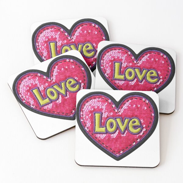 Item preview, Iron On Patches Love Sticker 4 designed and sold by DetourDgn.