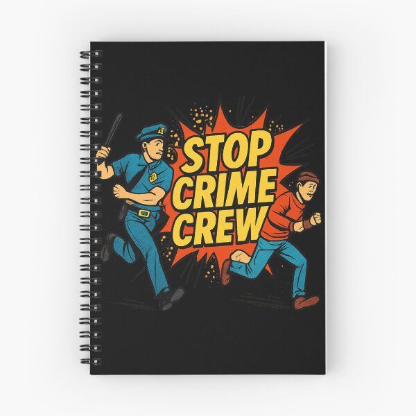 Item preview, Stop Crime Crew - Pop Art Comic Police Chase designed and sold by MKreative Studio.