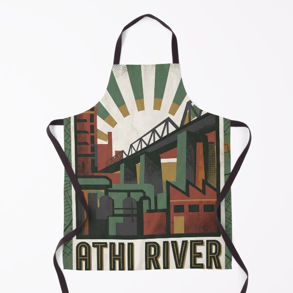 Item preview, Athi River Kenya Retro Vintage Travel Souvenir designed and sold by TravelersGems.