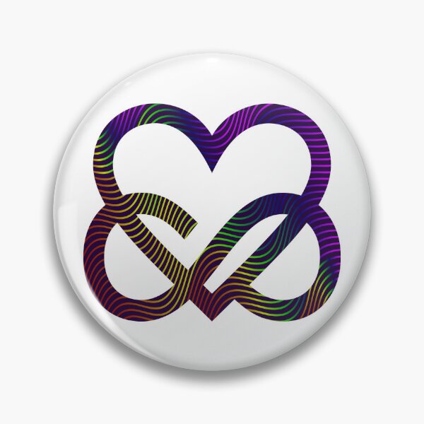 Item preview, Colorful Lines Infinity Heart designed and sold by Carl's Clothing.