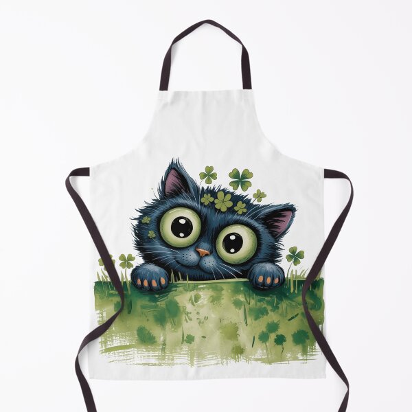 Item preview, Peeking Black Cat with Big Eyes designed and sold by jkrphoto.