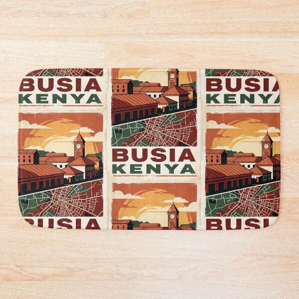 Item preview, Busia Kenya Retro Vintage Travel Souvenir designed and sold by TravelersGems.