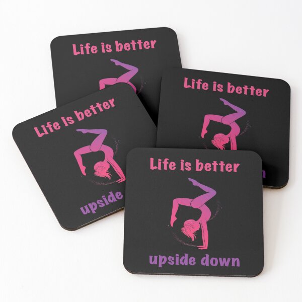 Item preview, Life Is Better Upside Down – Acro Dance Handstand Girl T-Shirt designed and sold by Merchido.